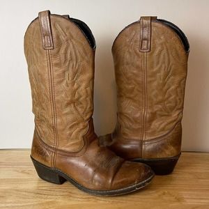 LAREDO | Leather Jacksonville Cowboy Western Boots Size 8